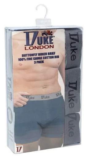 3 Pack Duke Men's Kingsize Boxer Shorts