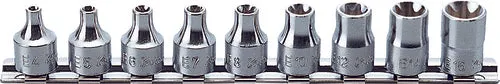 3/8 Sq. Dr. 9 Piece TORX® Socket Set E4-E16