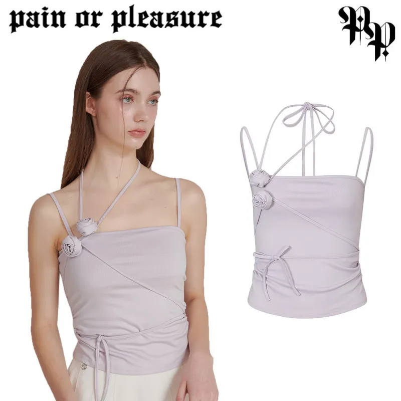 ★PAIN OR PLEASURE★ ROSE CORSAGE SLEEVELESS - purple