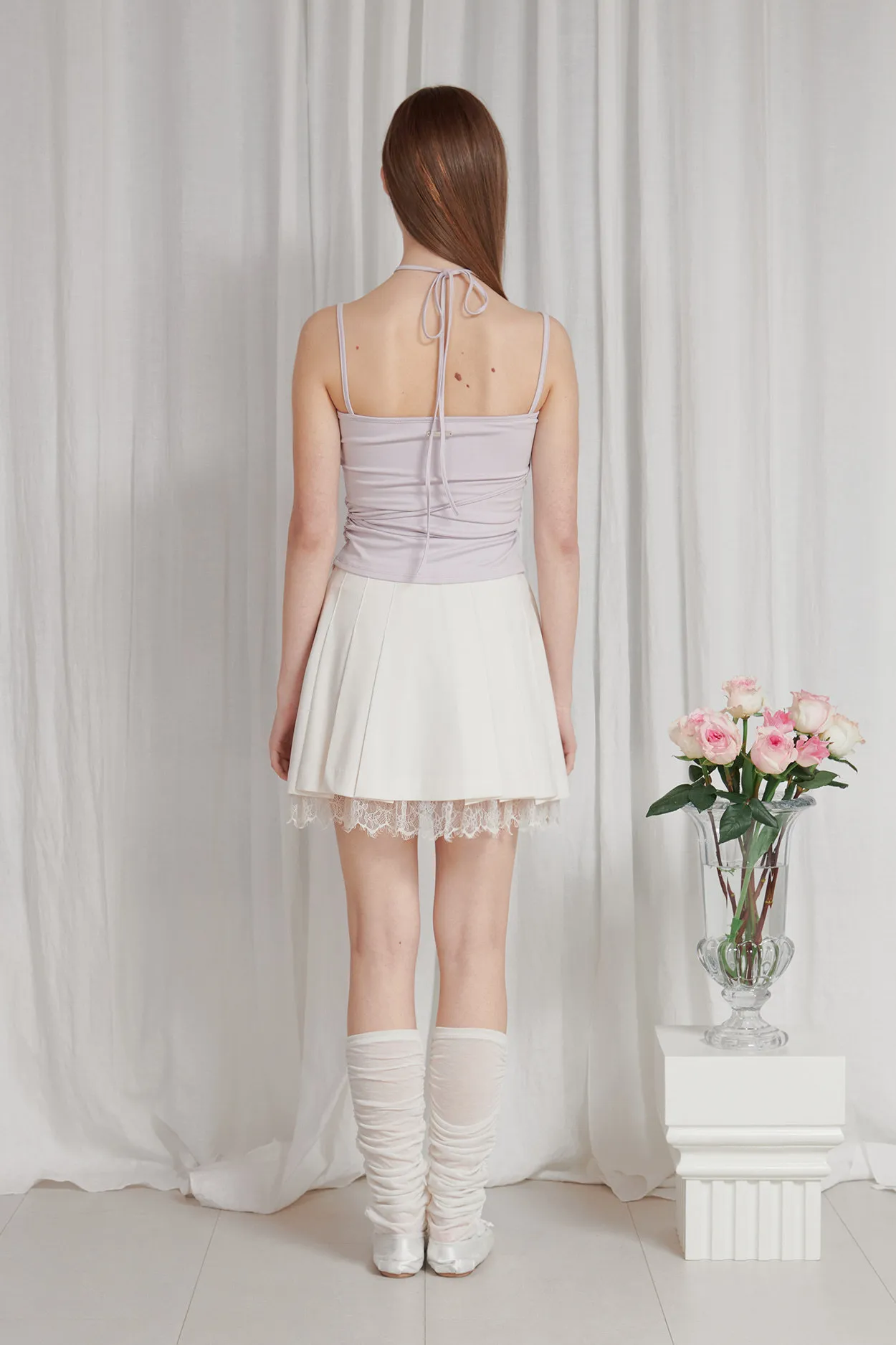 ★PAIN OR PLEASURE★ ROSE CORSAGE SLEEVELESS - purple