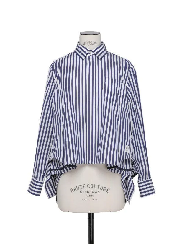 Striped Cotton Casual Long Sleeve Office Shirt