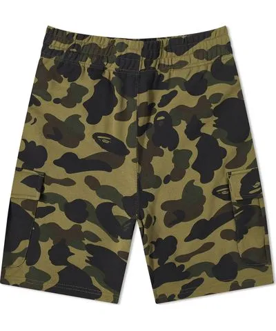 A Bathing Ape Men's Camo Pocket Sweat Shorts