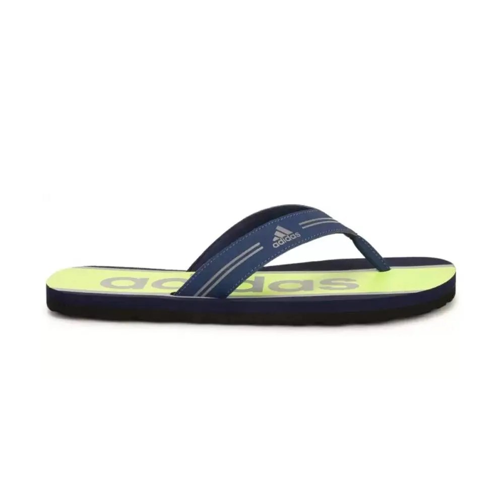 Adidas Men's Flip Flops (Blue/Grey/Yellow)