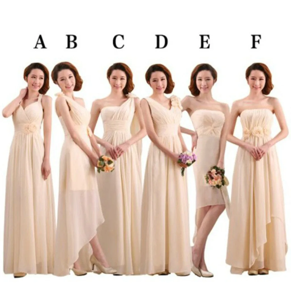 Mismatched Summer Beach Bridesmaid Dresses