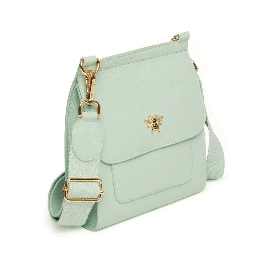 Alice Wheeler Bloomsbury Crossbody Pastel Mint Bag