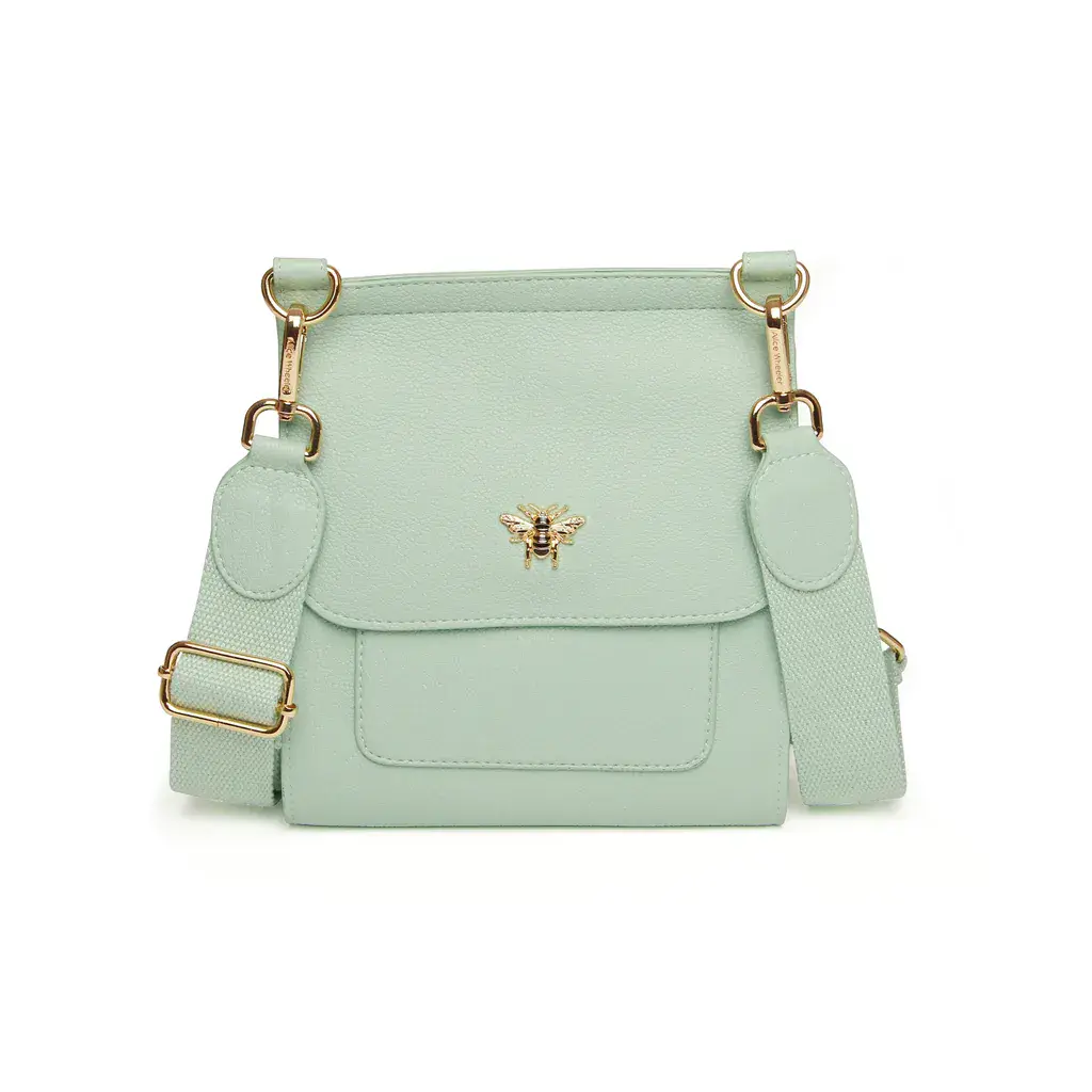 Alice Wheeler Bloomsbury Crossbody Pastel Mint Bag