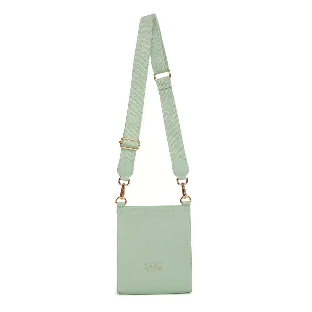 Alice Wheeler Bloomsbury Crossbody Pastel Mint Bag