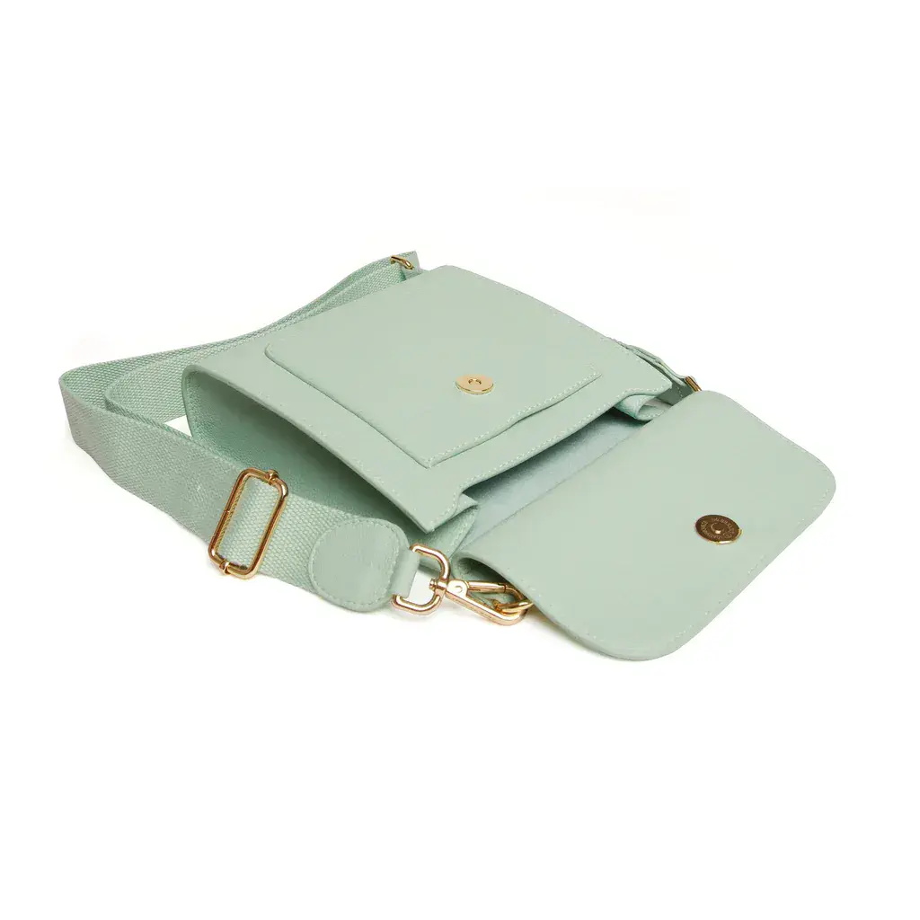 Alice Wheeler Bloomsbury Crossbody Pastel Mint Bag