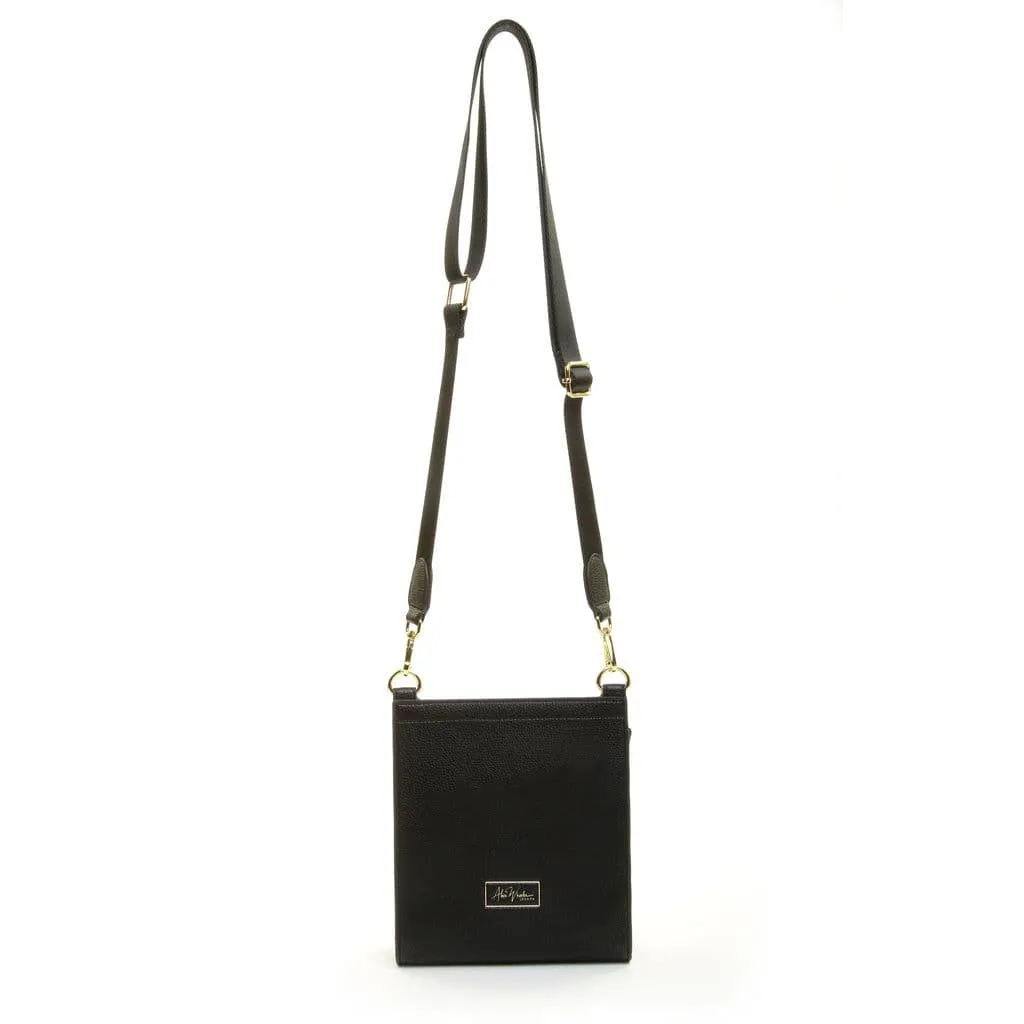 Alice Wheeler Bloomsbury Crossbody Bag Black