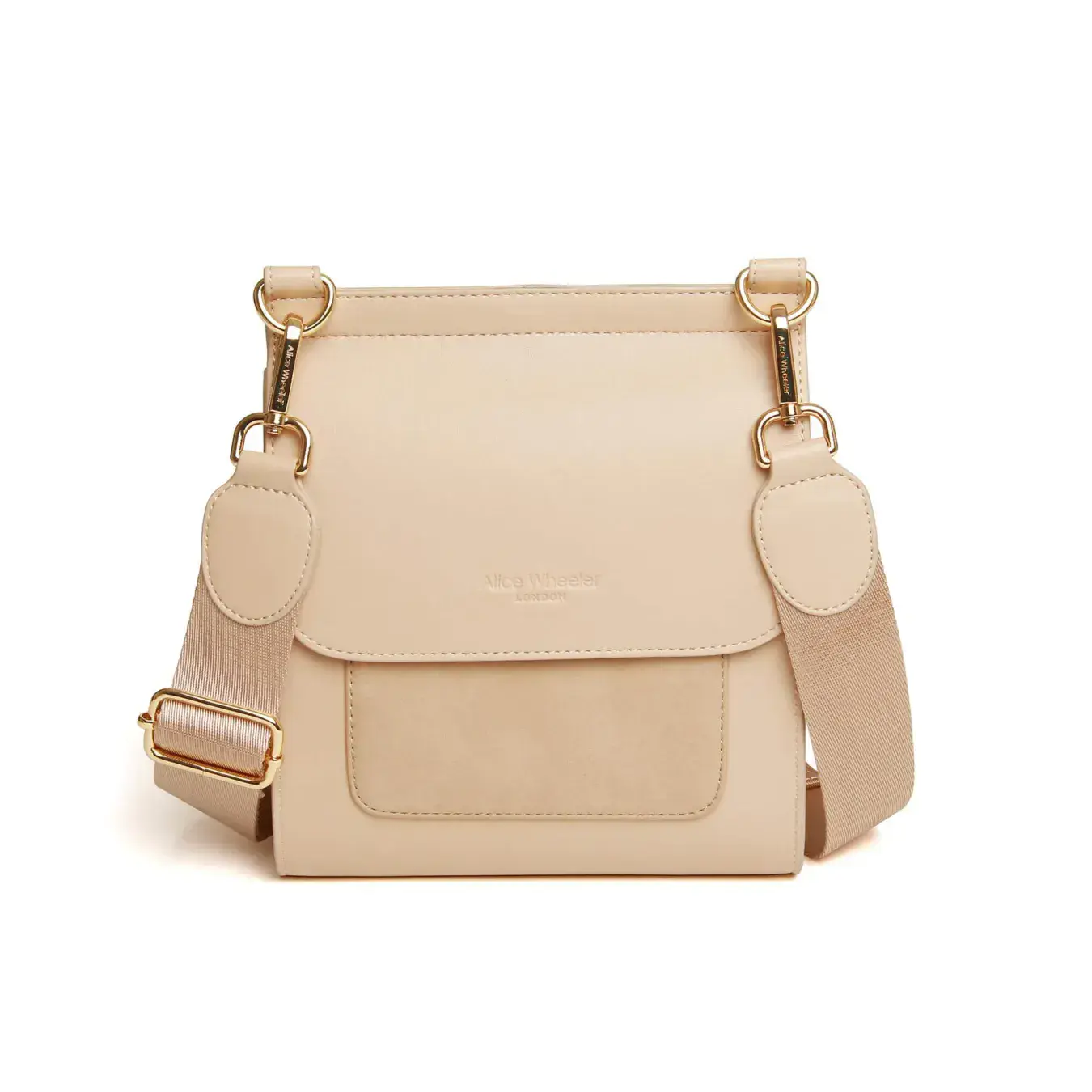 Alice Wheeler Seville Crossbody Pastel Sand Bag