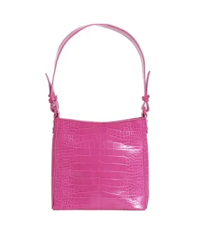 Pink Matte Croco Amble Small | Hvisk Bags | WATCH WEAR