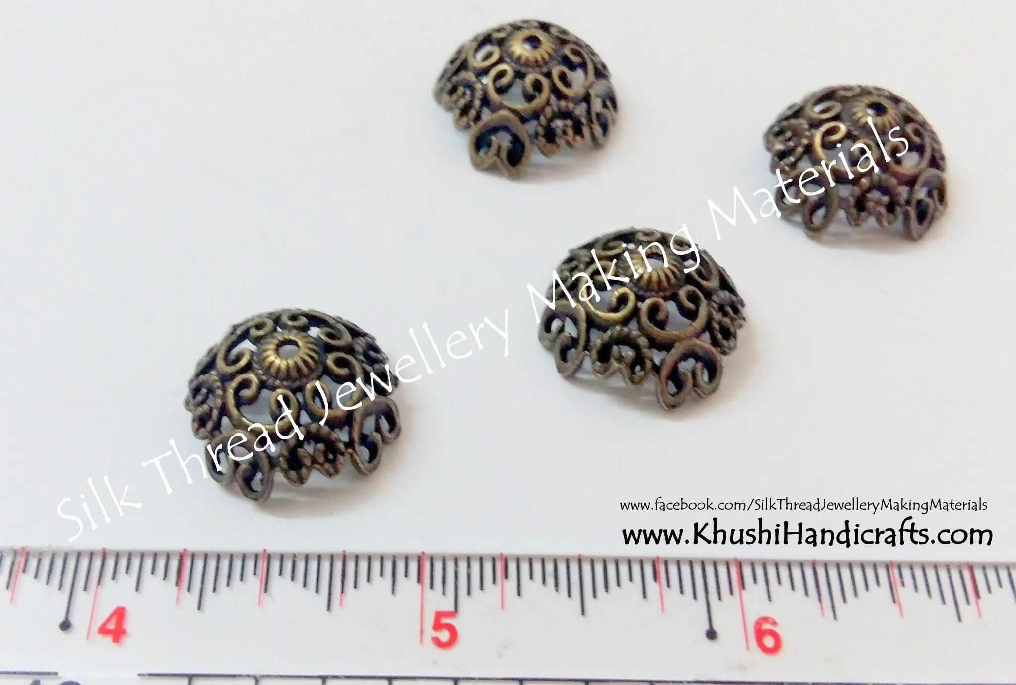 Antique Gold 22mm Bead Cap -BC10