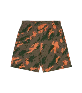 A/O Camo Print Shorts Green