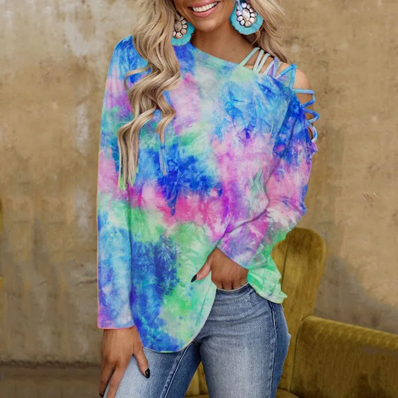 Beachy Tie-Dye Long Sleeve Shirt