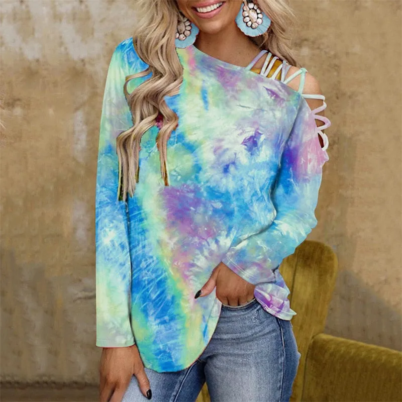 Beachy Tie-Dye Long Sleeve Shirt