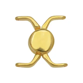 24k Gold Plated Cymbal Magnetic Clasps for 11/0 Delica Beads - Kissamos Design