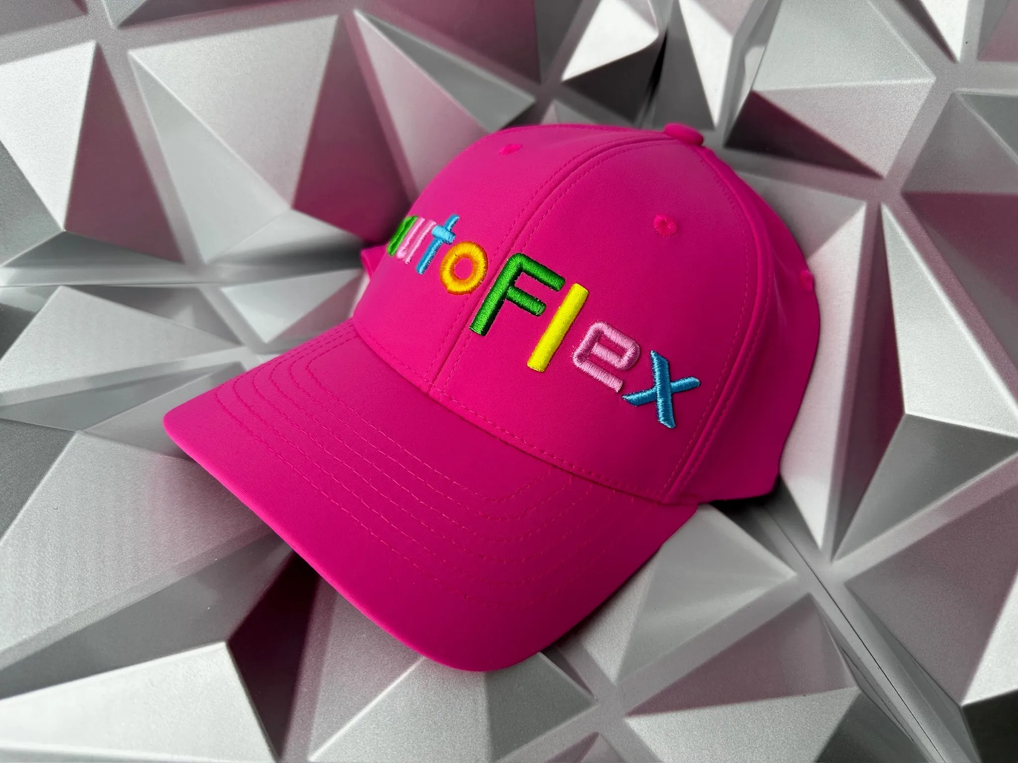 AutoFlex Navy or Pink Golf Caps