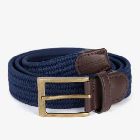 Navy Barbour Nevis Web Belt