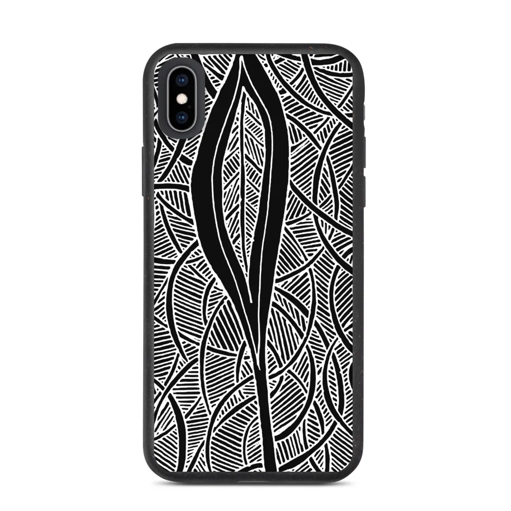Biodegradable phone case – Plants Under Rain