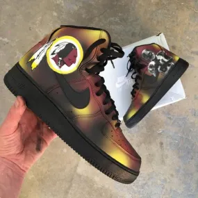 Black AF1 Hightop Men's 8 Custom Order Invoice 1 of 2