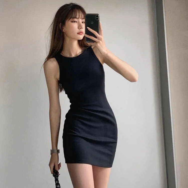 Classic Black Sleeveless Dress