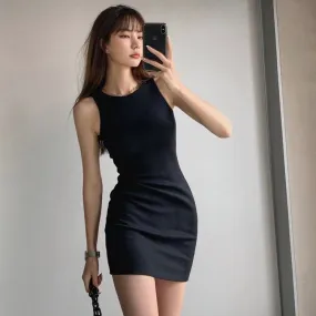 Classic Black Sleeveless Dress