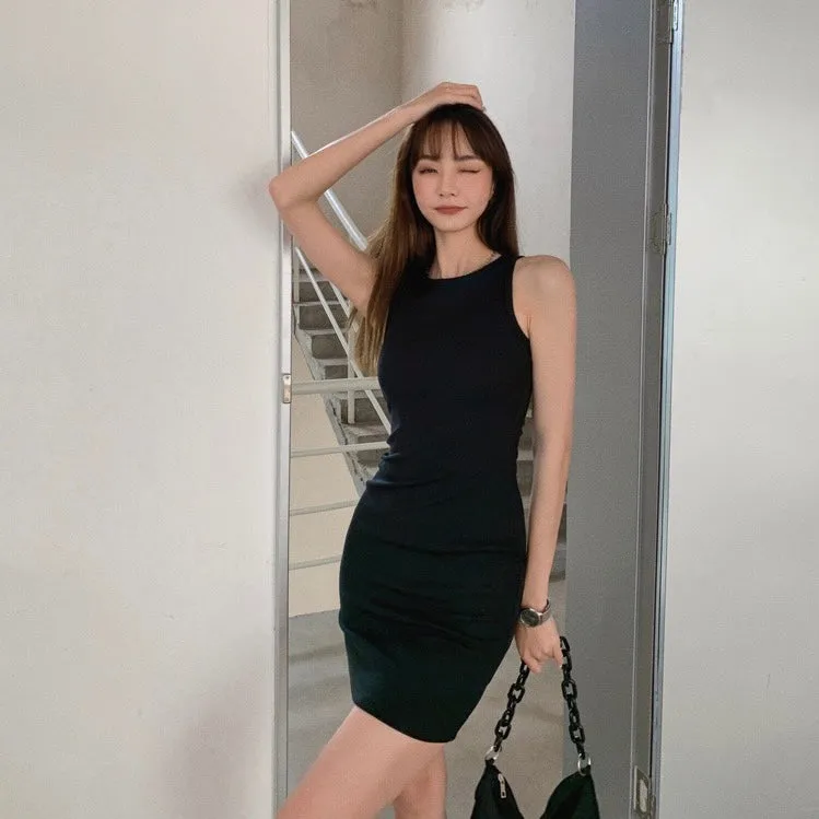 Classic Black Sleeveless Dress