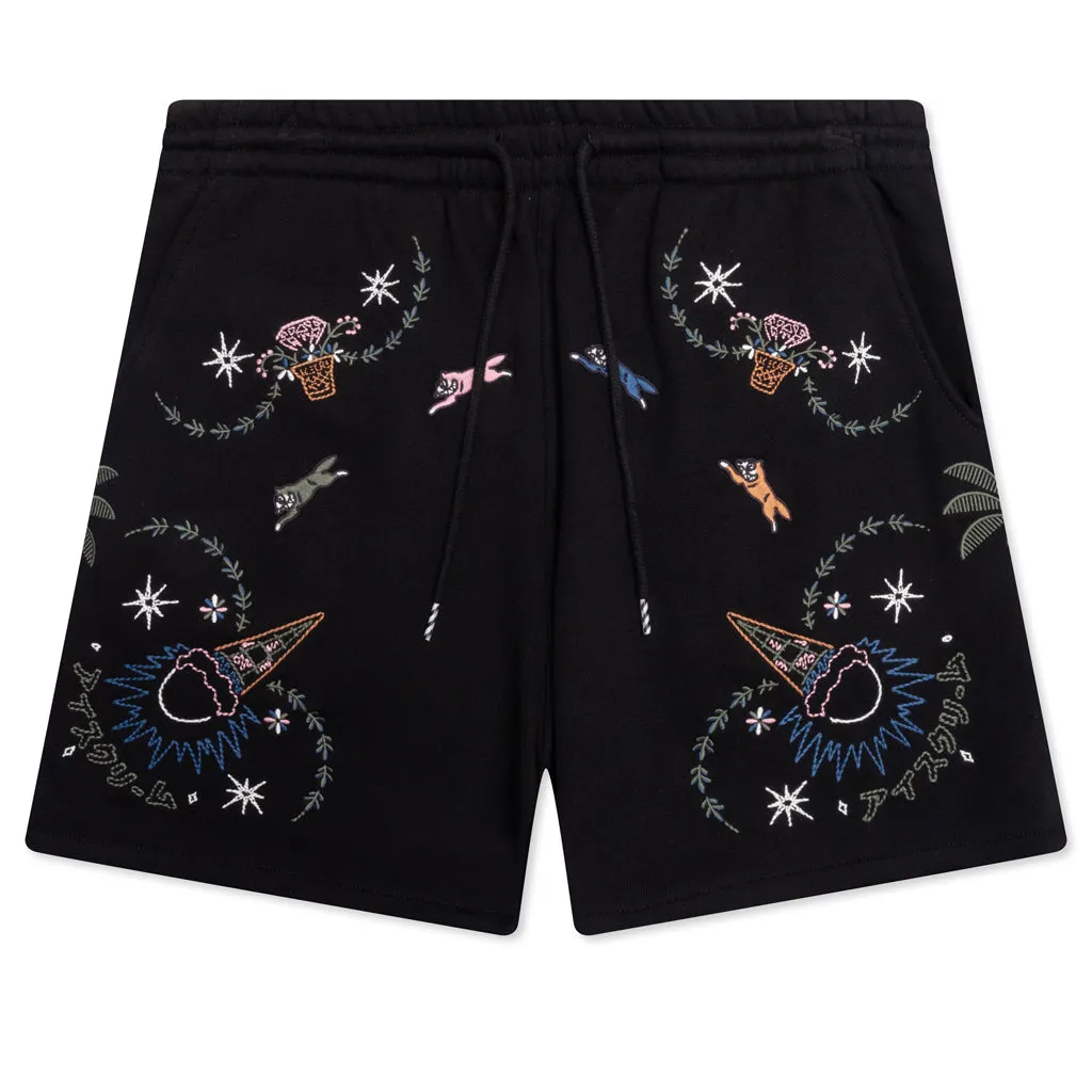 Black Starry Shorts