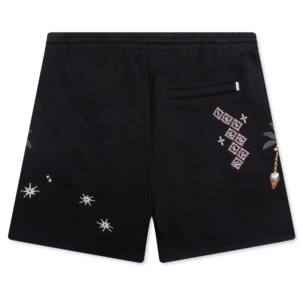 Black Starry Shorts