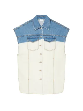 Bleach Denim Vest