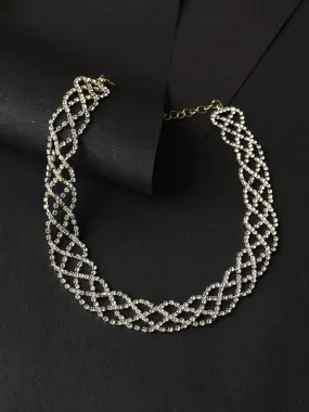 Bold Diamond Neck Choker