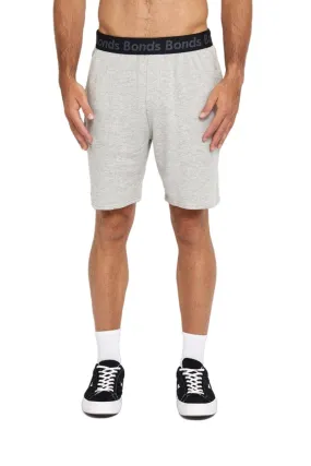 Bonds Mens Essentials Cotton Pockets Shorts Shadow Marle