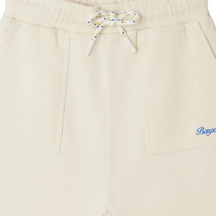 Bonpoint Child Chuck Bermuda Shorts in Ecru Cream