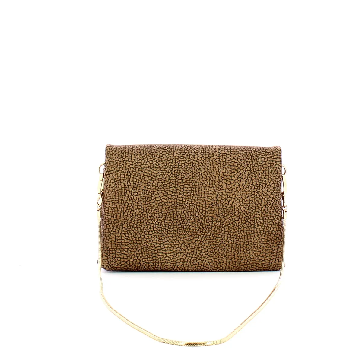 Borbonese OP Natural Black Mini Crossbody Bag