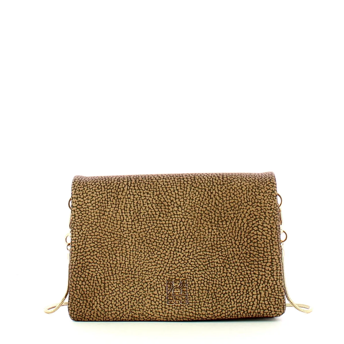 Borbonese OP Natural Black Mini Crossbody Bag