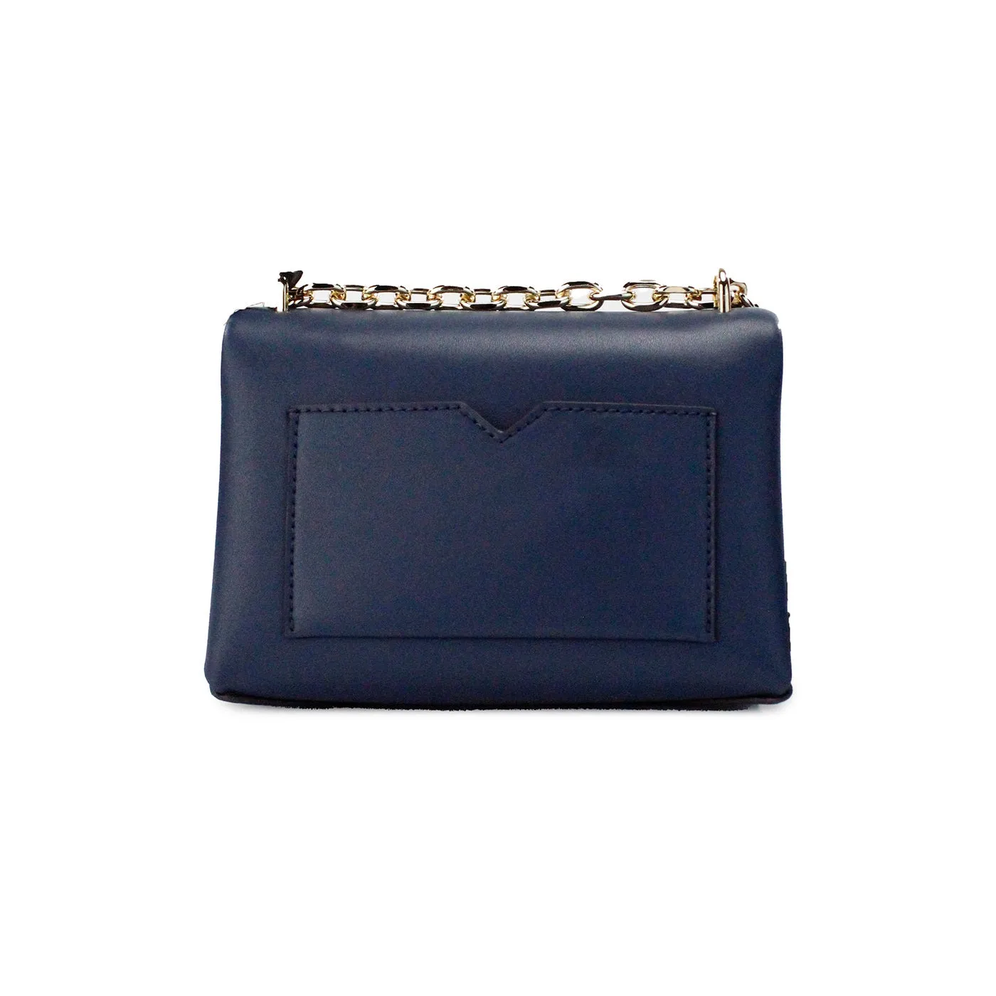 Navy Vegan Leather Convertible Crossbody Bag by Cece Small