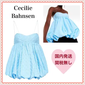 CECILIE BAHNSEN Plain Tanks & Camisoles