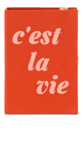 C'est La Vie Book Clutch