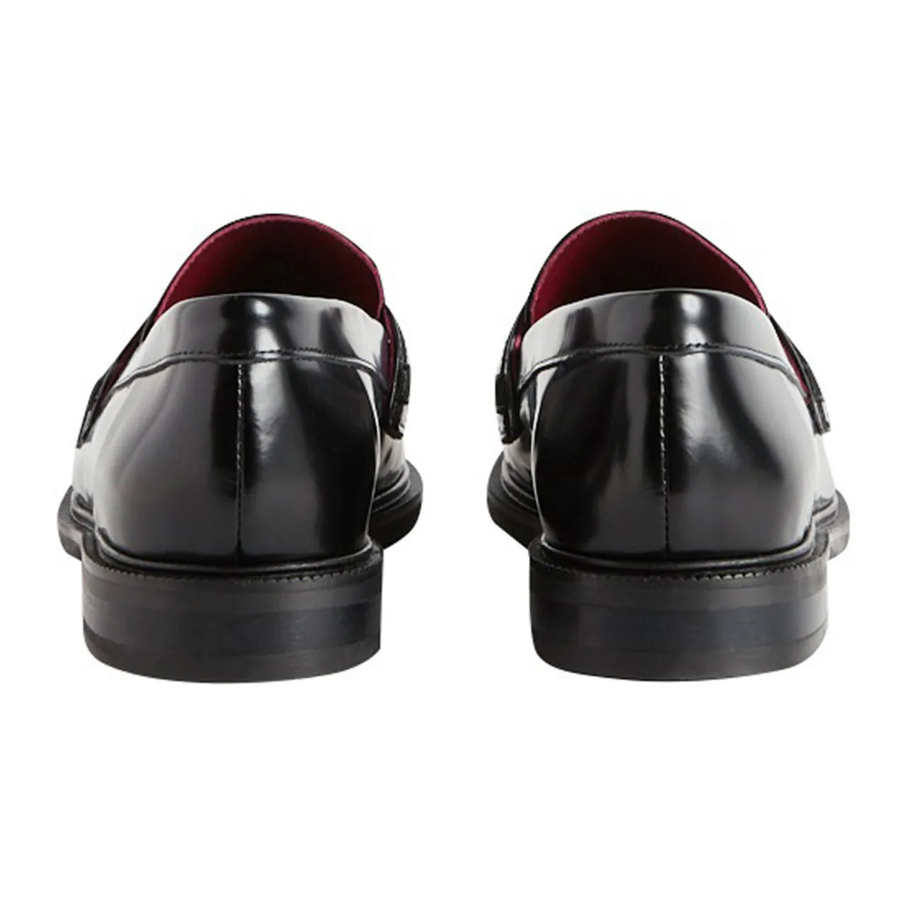 CLAUDIE PIERLOT Aude Patent Leather Loafers Black