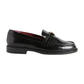 CLAUDIE PIERLOT Aude Patent Leather Loafers Black