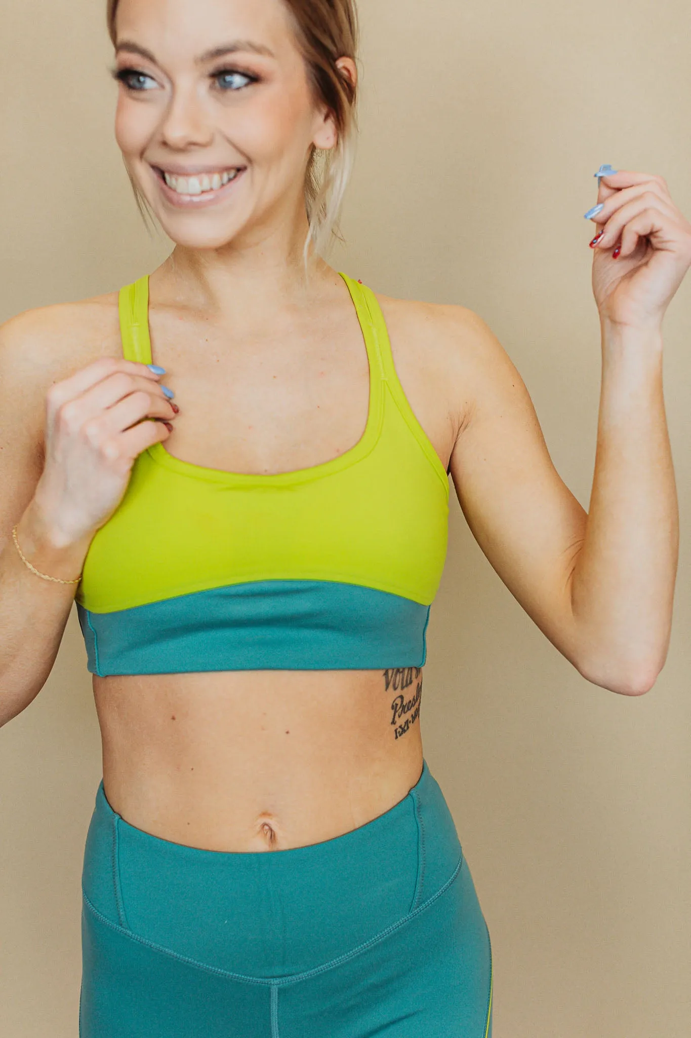 Colorblock Sports Bra