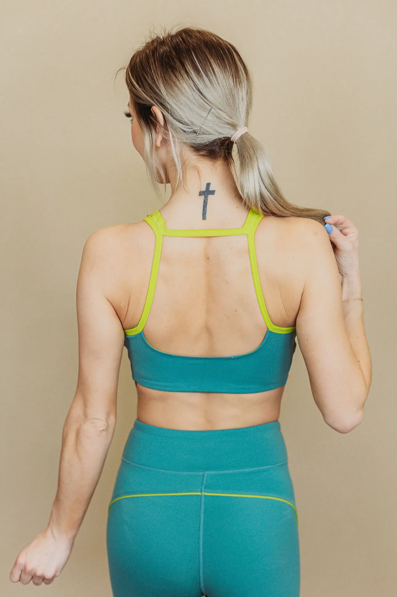 Colorblock Sports Bra