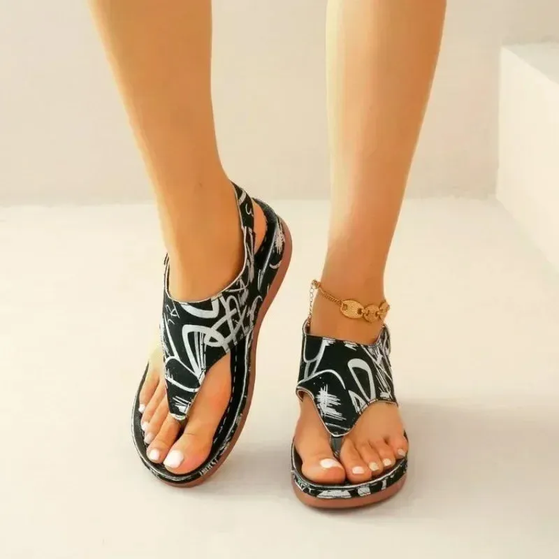 Colorful Platform Wedge Sandals for Women