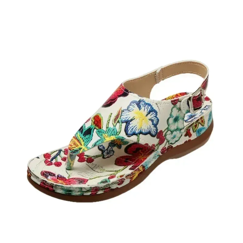 Colorful Platform Wedge Sandals for Women