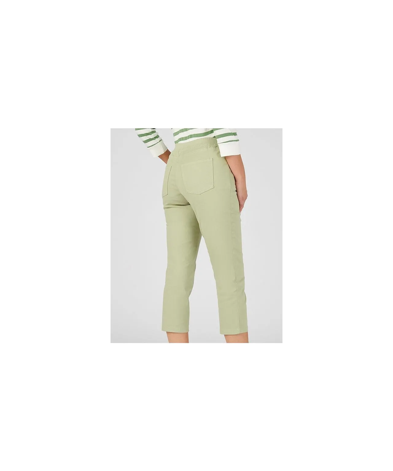 Cotton Rich Crop Trousers