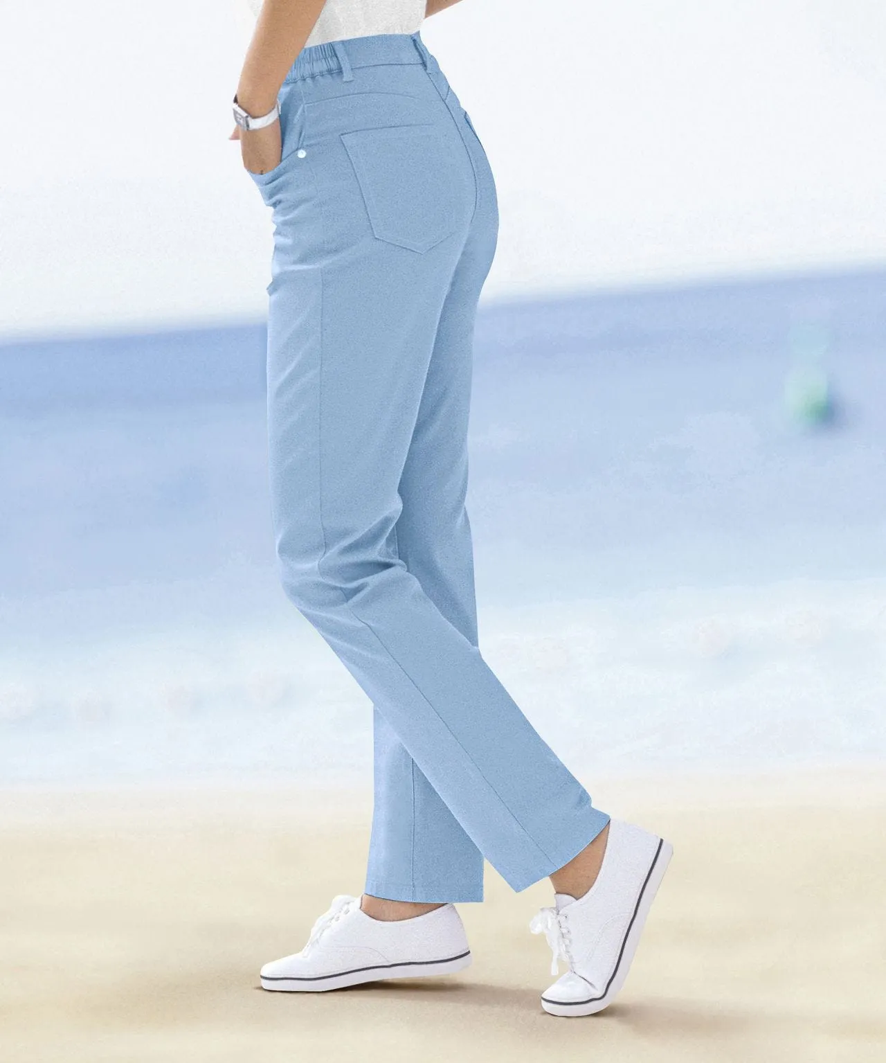 Cotton Stretch Pants