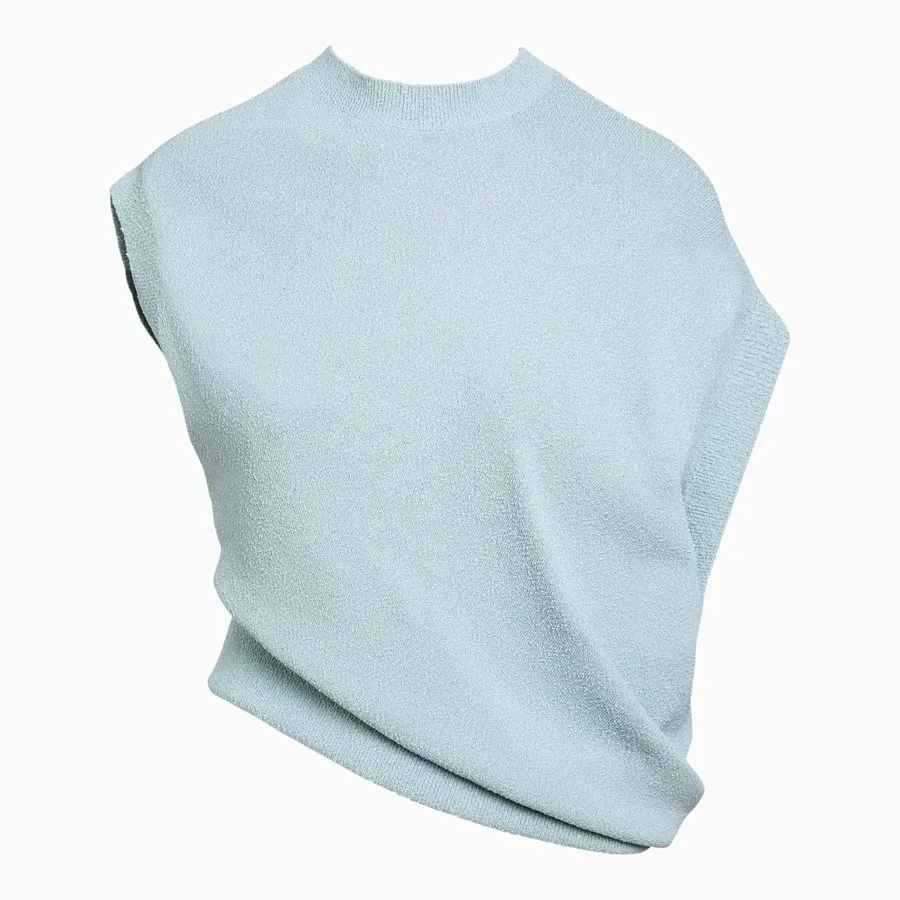 Casual Asymmetry Crew Neck