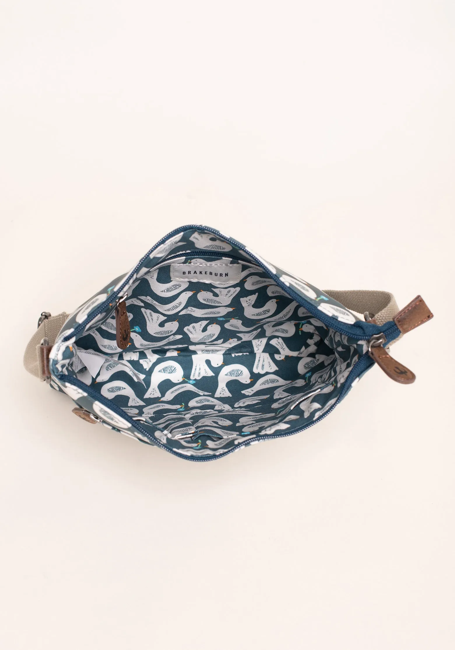 Bird Print Crossbody Purse