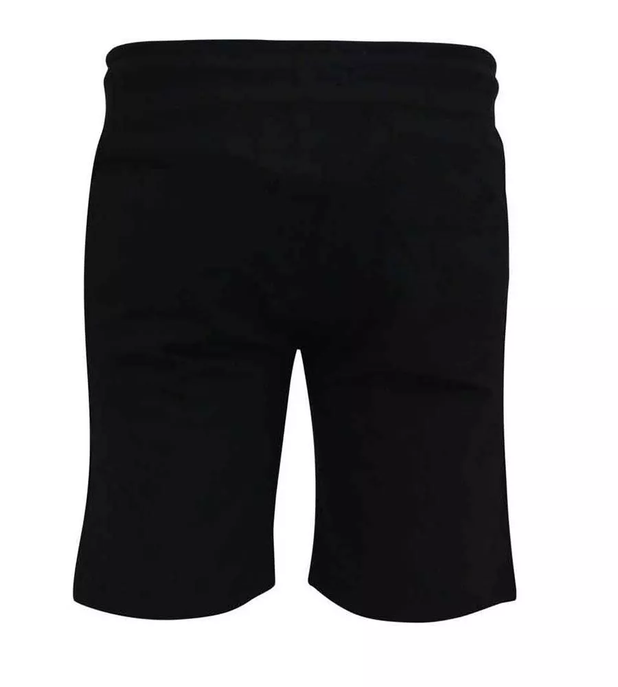 D555 Black Couture Men's Shorts With Elasticated Waistband (HOLBROOK)