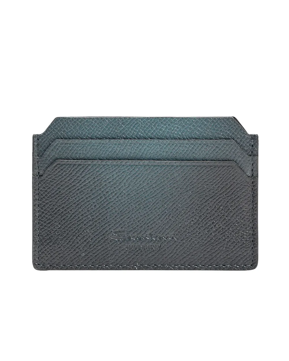 Dark Green Leather Card Holder